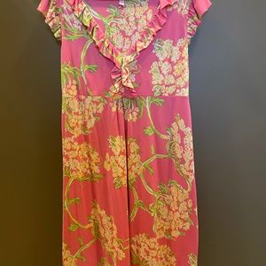 Lilly Pulitzer Clare Silk Blend Dress XL